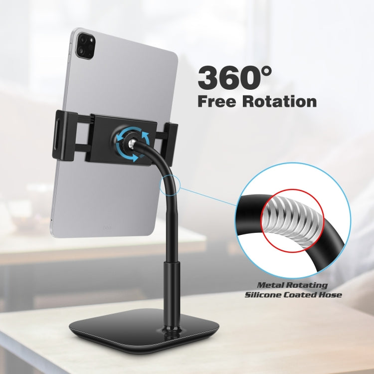 NS-06A 360 Degree Rotating Heavy Duty Base Adjustable Desktop Tablet Holder Reluova