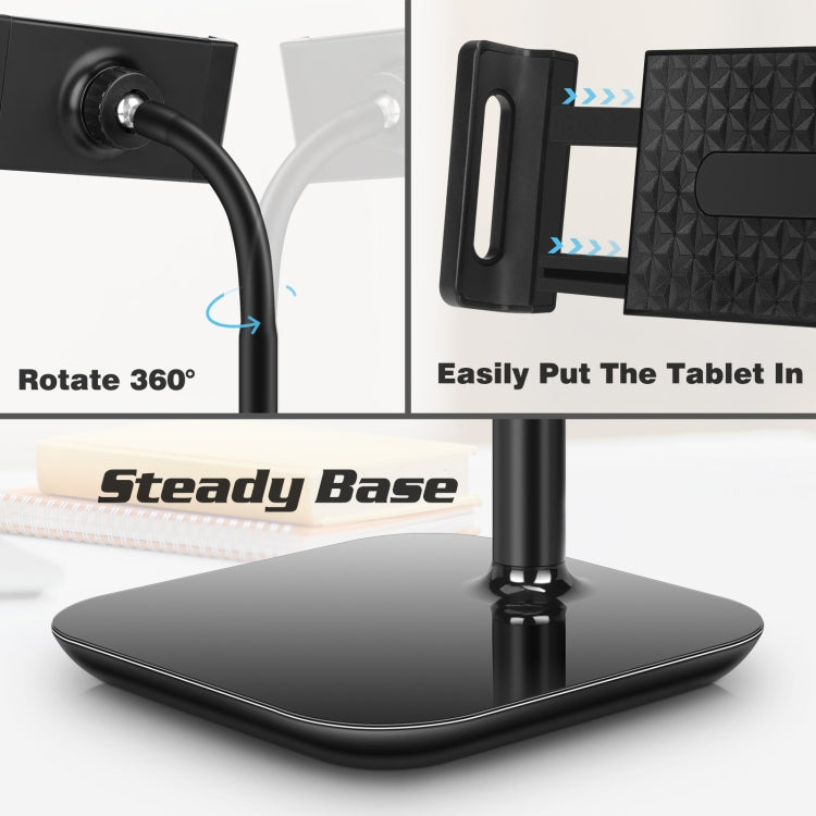 NS-06A 360 Degree Rotating Heavy Duty Base Adjustable Desktop Tablet Holder Reluova