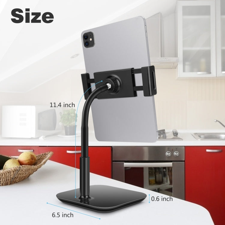 NS-06A 360 Degree Rotating Heavy Duty Base Adjustable Desktop Tablet Holder Reluova