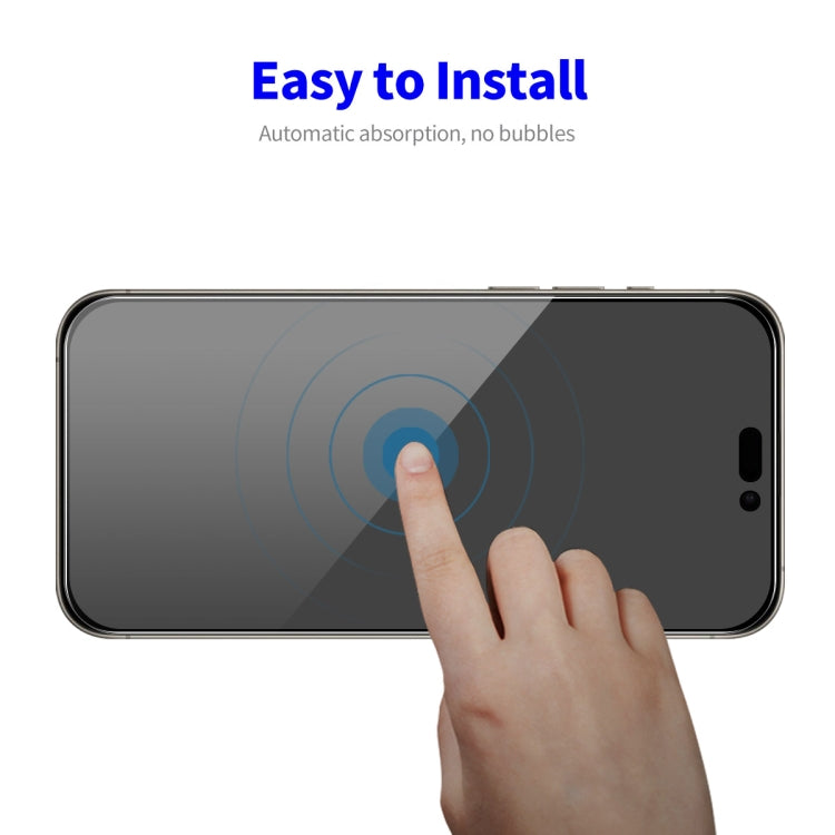 ENKAY Easy Install Anti-peeping Privacy Full Screen Tempered Glass Film