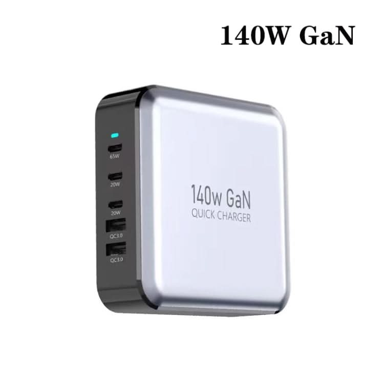 GAN 140W PD65W / PD20W / QC3.0 USB Five Port Laptop Adapter My Store