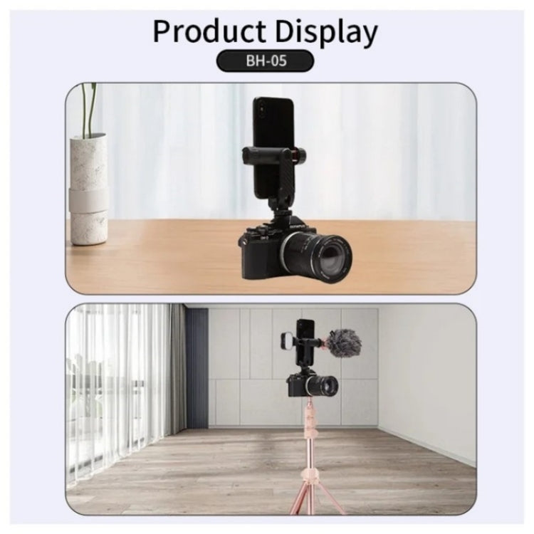 JMARY BH-05 360-Degree Rotating Mount Camera Holder Smartphone Clamp Bracket