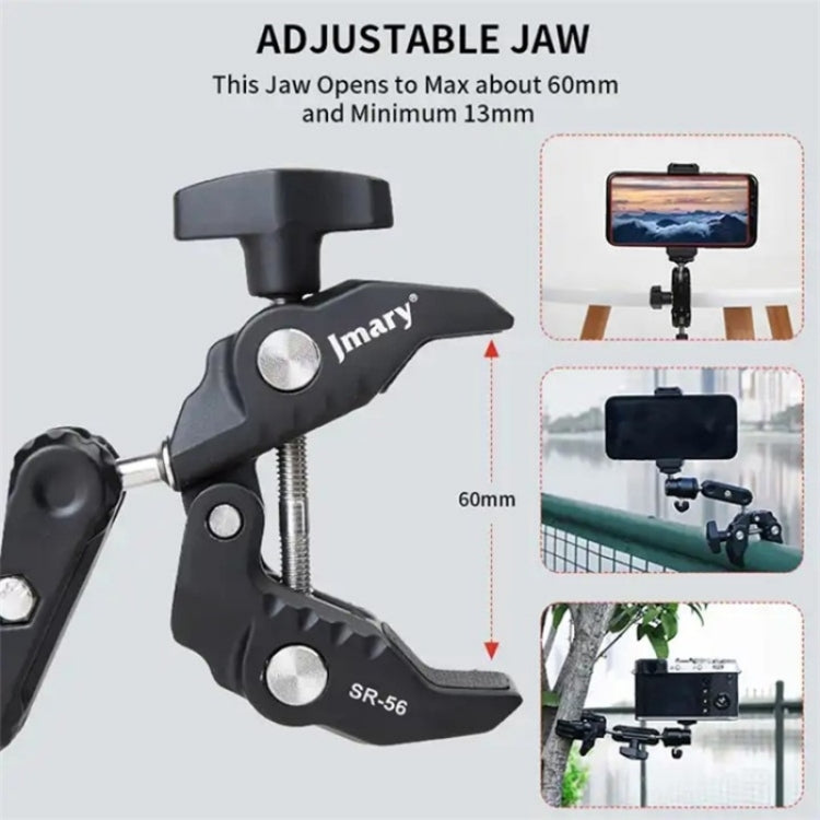 JMARY SR-56 Aluminum Handlebar Crab Clamp Magic Arm Rod Mount My Store