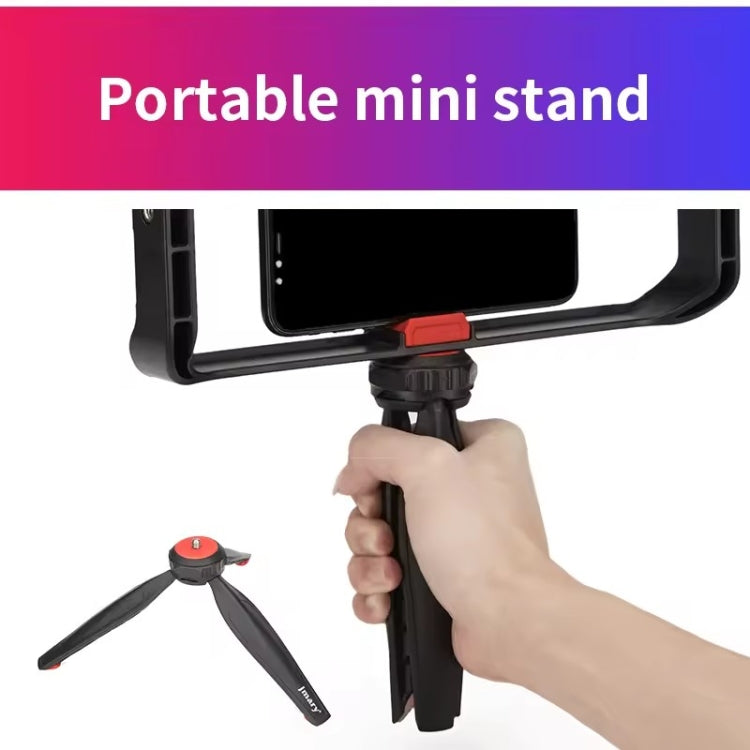 JMARY MT-33 Phone Stand Tripod ABS Video Recording Vlog Mobile Phone Rig Cage My Store