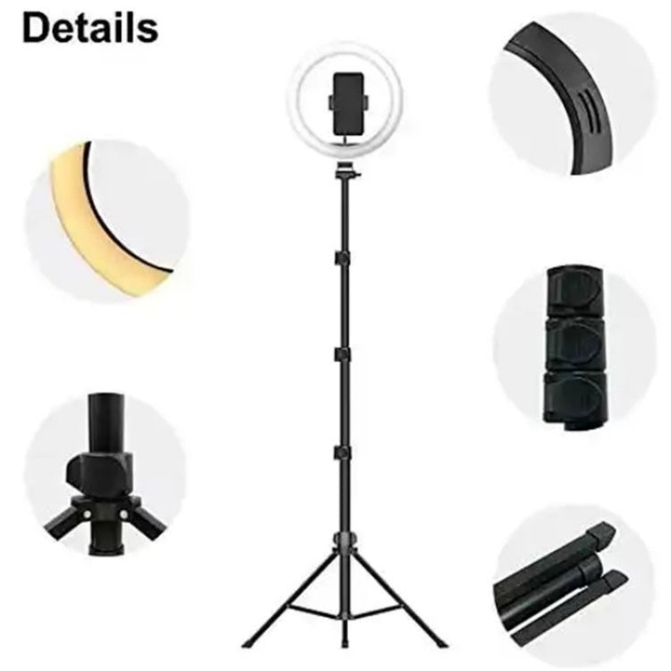 JMARY FM-536A 10 inch Ring Live Fill Light Streaming Stand Beauty Light Set Reluova