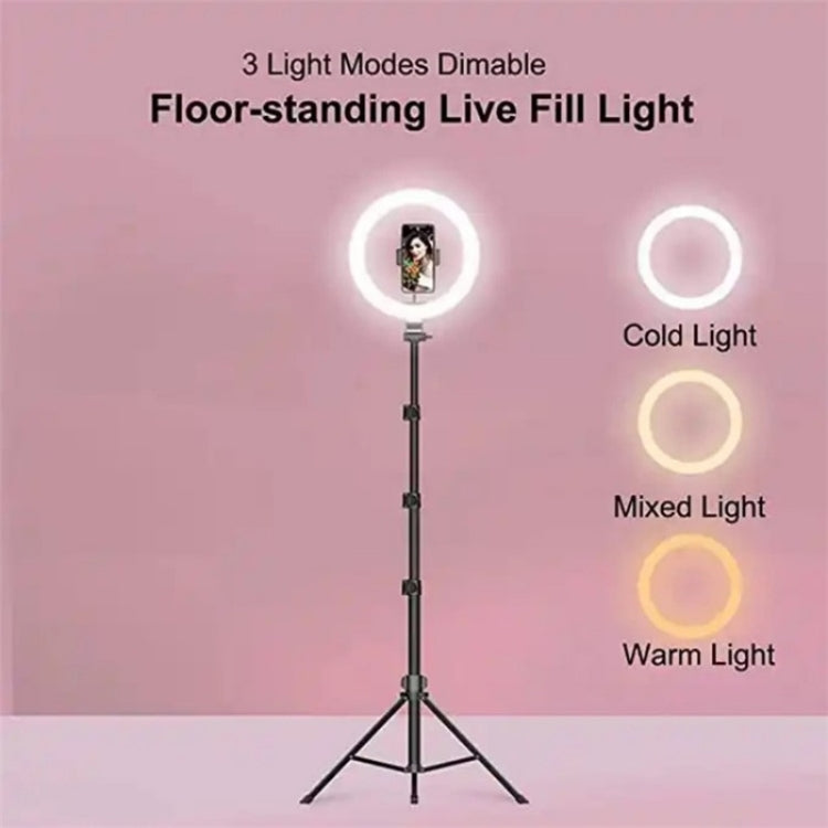 JMARY FM-536A 10 inch Ring Live Fill Light Streaming Stand Beauty Light Set Reluova