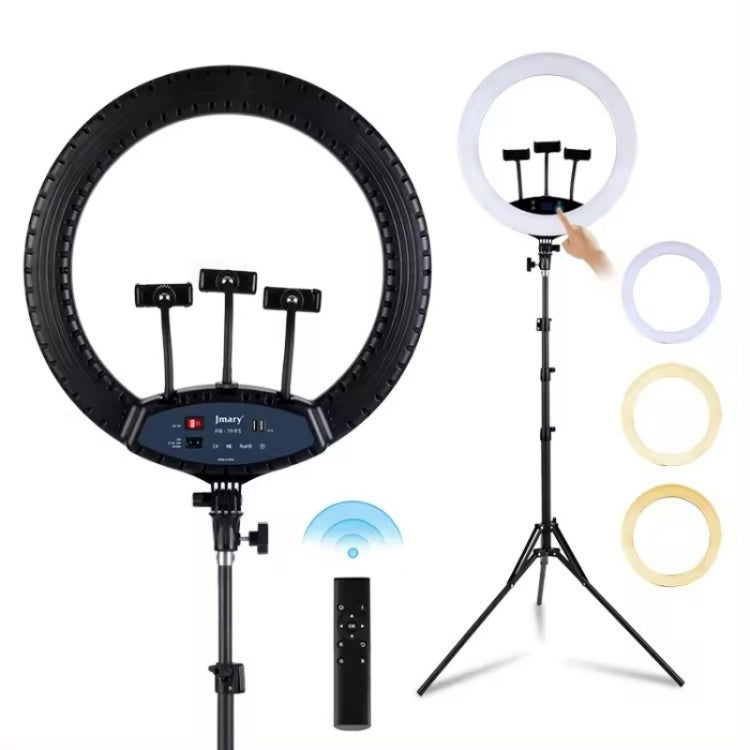 JMARY FM-19RS Photography LED Ring Fill Light 19-inch Touch Control Beauty Light