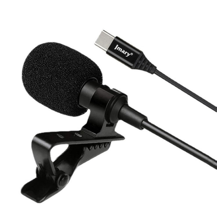 JMARY MC-R2 Interview Video Recording Mic Lavalier Type-C Port Wired Microphone, Length: 2m Reluova