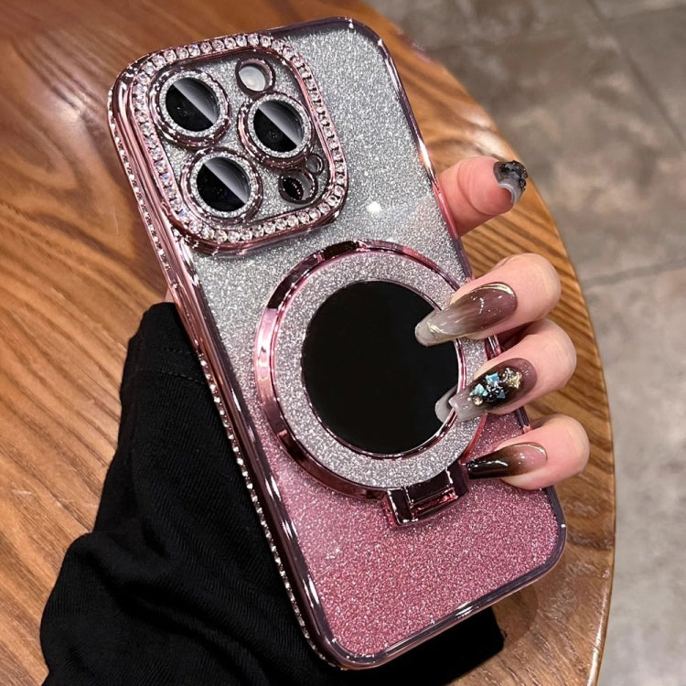 Rhinestone Mirror Glitter MagSafe TPU Phone Case, Series 2