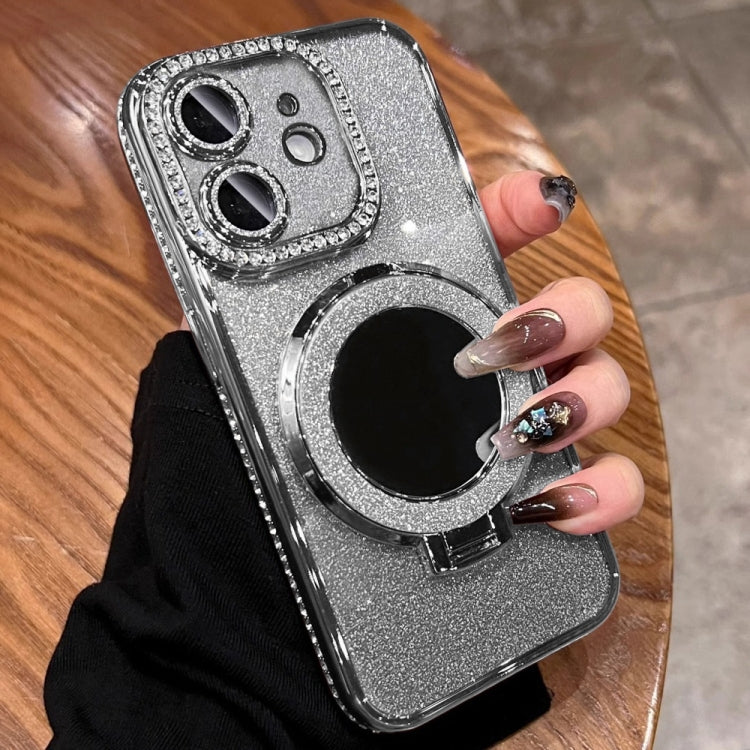 Rhinestone Mirror Glitter MagSafe TPU Phone Case, Series 1