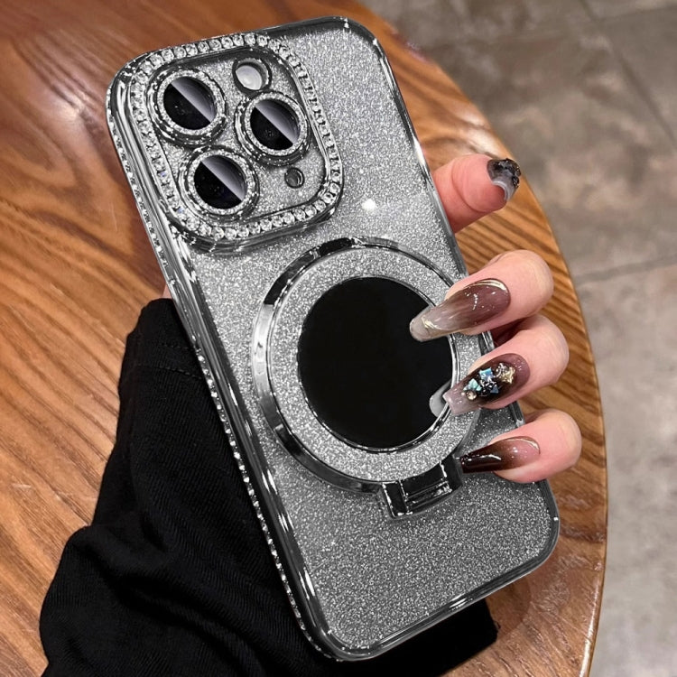 Rhinestone Mirror Glitter MagSafe TPU Phone Case, Series 2