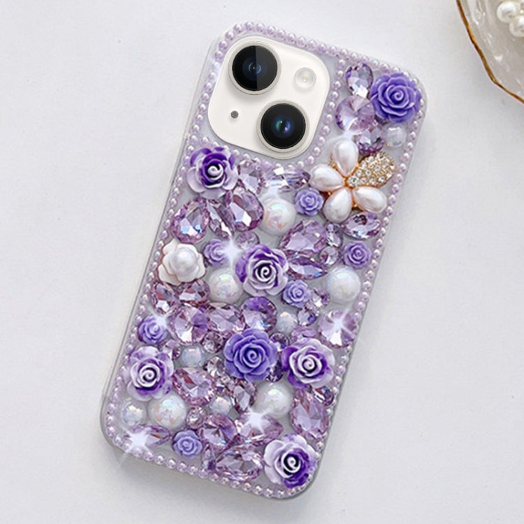 Rose Hand-set Diamond PC Phone Case, Series 1