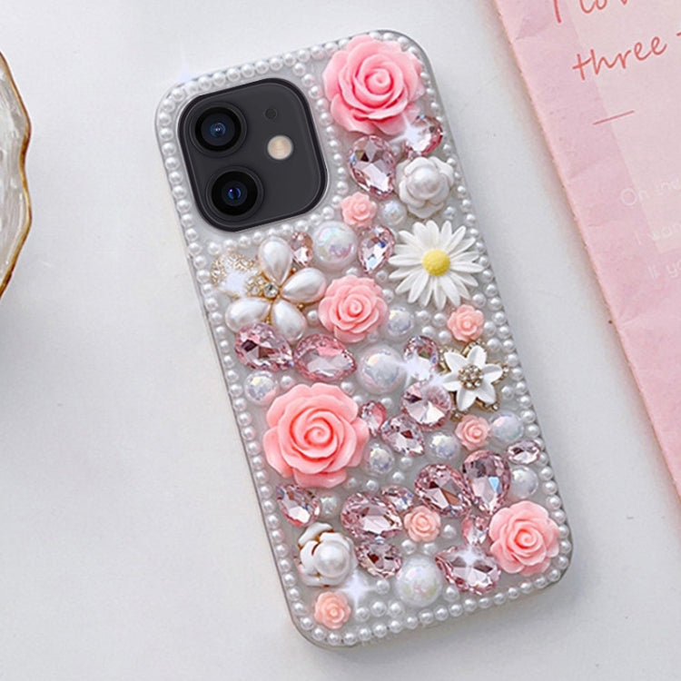 Rose Hand-set Diamond PC Phone Case, Series 1