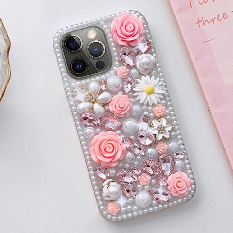 Rose Hand-set Diamond PC Phone Case, Series 1