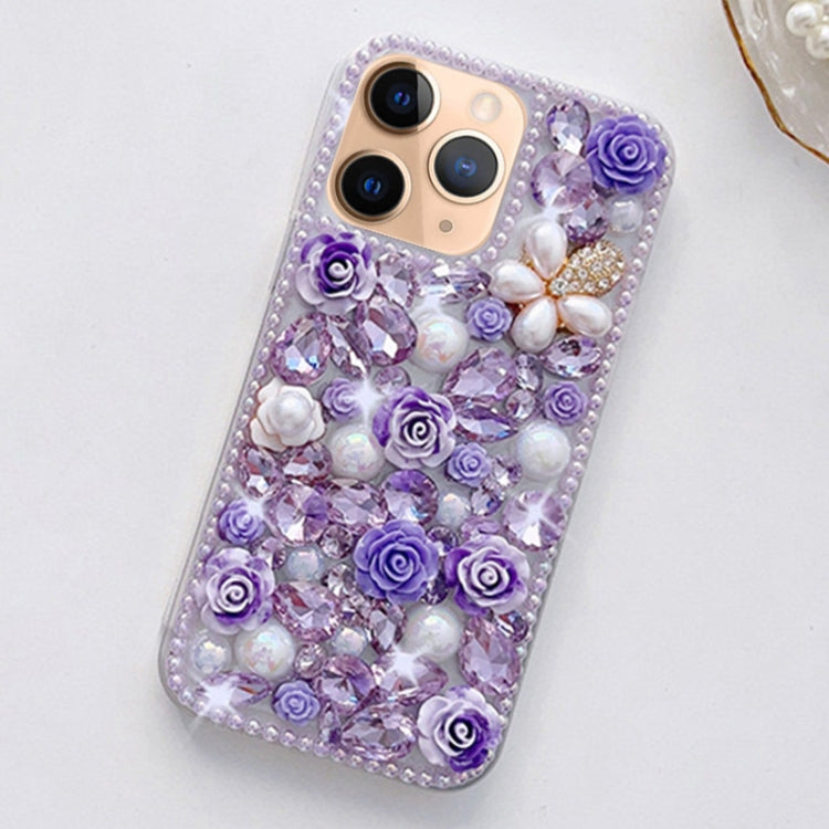 Rose Hand-set Diamond PC Phone Case, Series 2