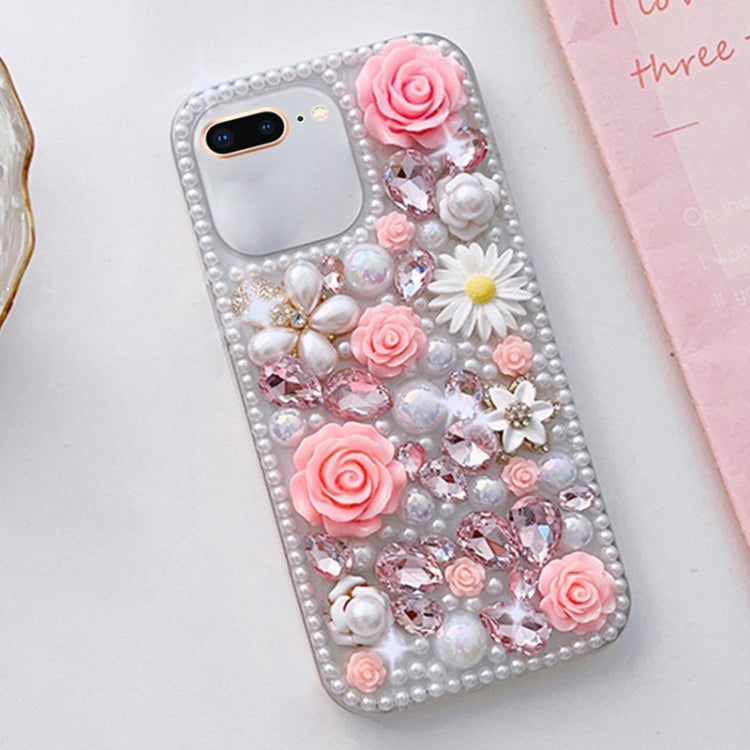 Rose Hand-set Diamond PC Phone Case, Series 2