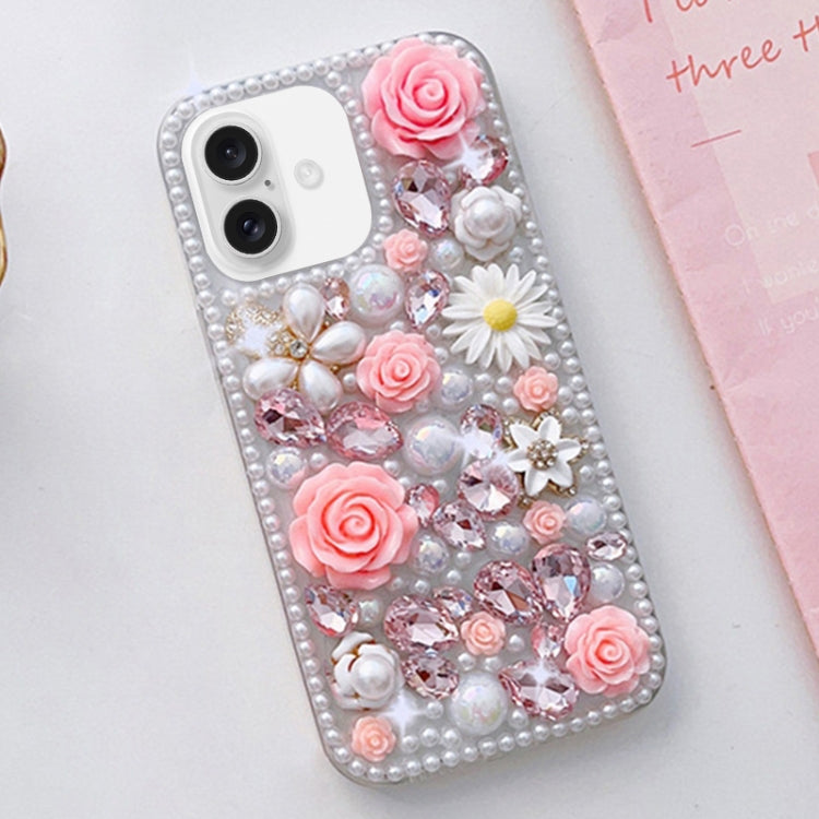 Rose Hand-set Diamond PC Phone Case, Series 1