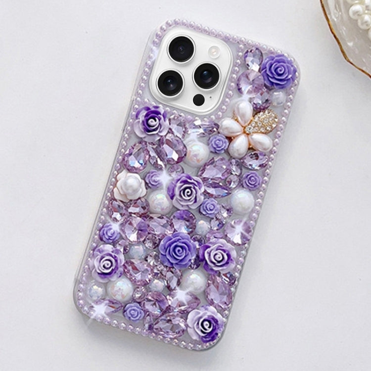 Rose Hand-set Diamond PC Phone Case, Series 1