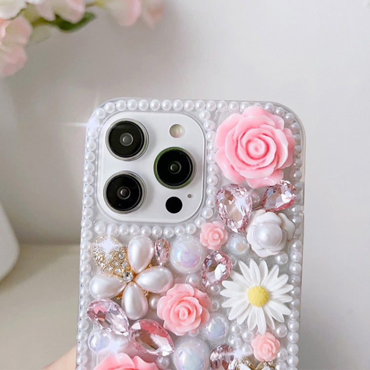 Rose Hand-set Diamond PC Phone Case, Series 2