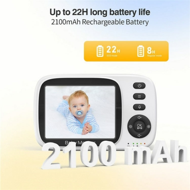 MC632A 2 Way Voice Talk Temperature Monitoring Baby Camera 3.2 inch Screen Baby Monitor Reluova