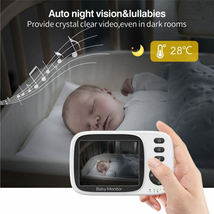 MC632A 2 Way Voice Talk Temperature Monitoring Baby Camera 3.2 inch Screen Baby Monitor