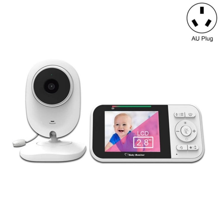 Temperature Detection 2 Way Voice Baby Security Video Camera 2.8-inch LCD Baby Monitor