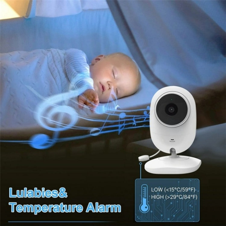 Temperature Detection 2 Way Voice Baby Security Video Camera 2.8-inch LCD Baby Monitor Reluova