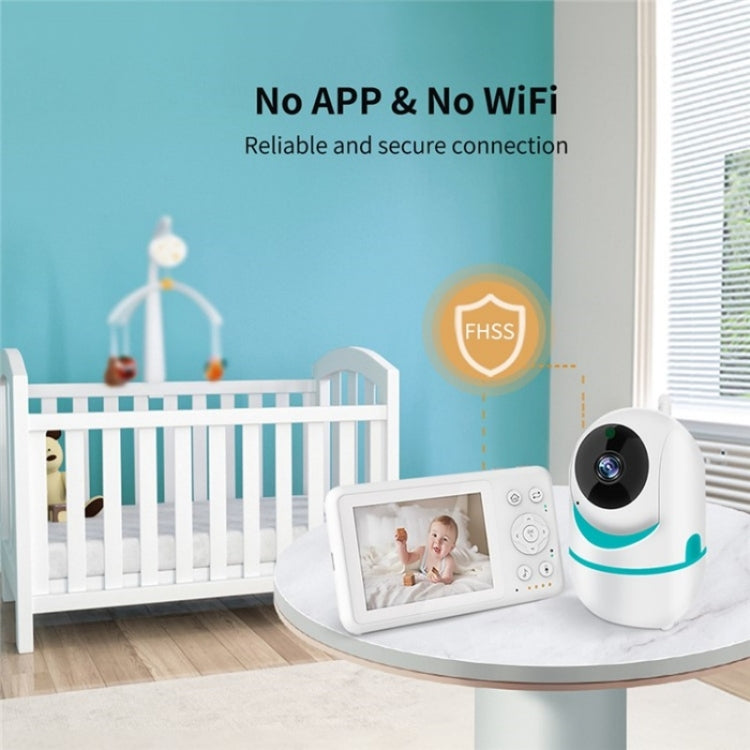 D031 2 Way Voice Built-in Lullabies Home Baby Security Camera 3.2-inch LCD Baby Monitor