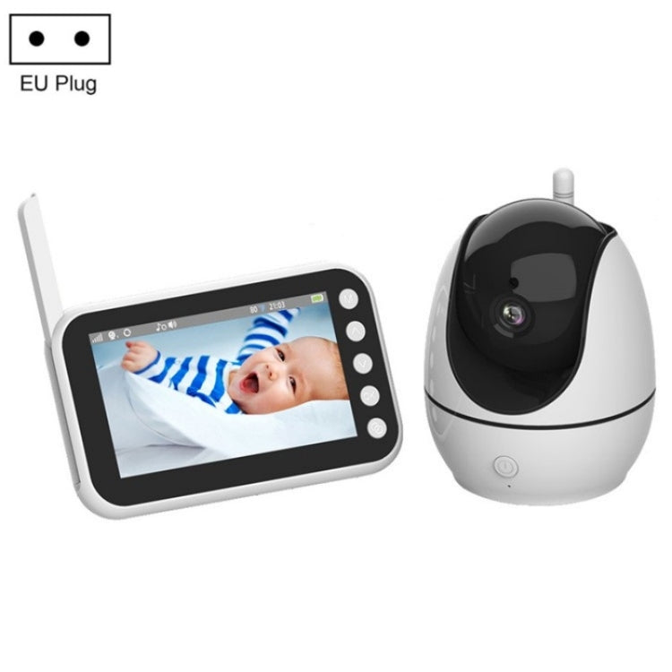 ABM200 Support Two-Way Voice Temperature Display 4.5-inch Video Baby Monitor Music Player-Reluova