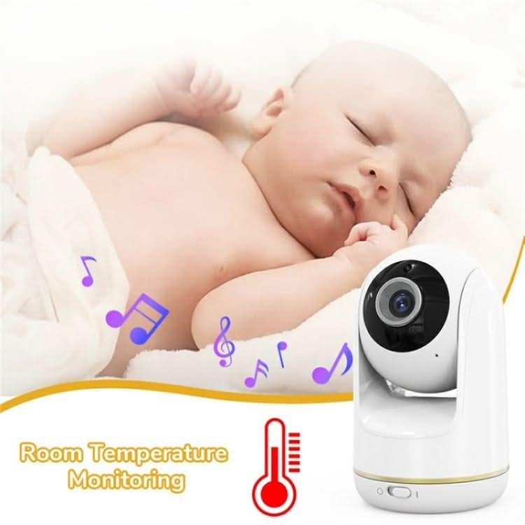 VB803 Built-in Lullabies PTZ Rotation HD Baby Security Camera 5-inch Baby Monitor Reluova