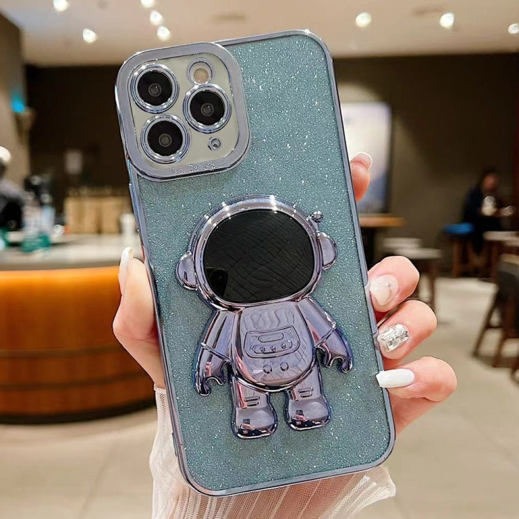 Glitter Electroplating Astronaut Holder Phone Case, Series 2