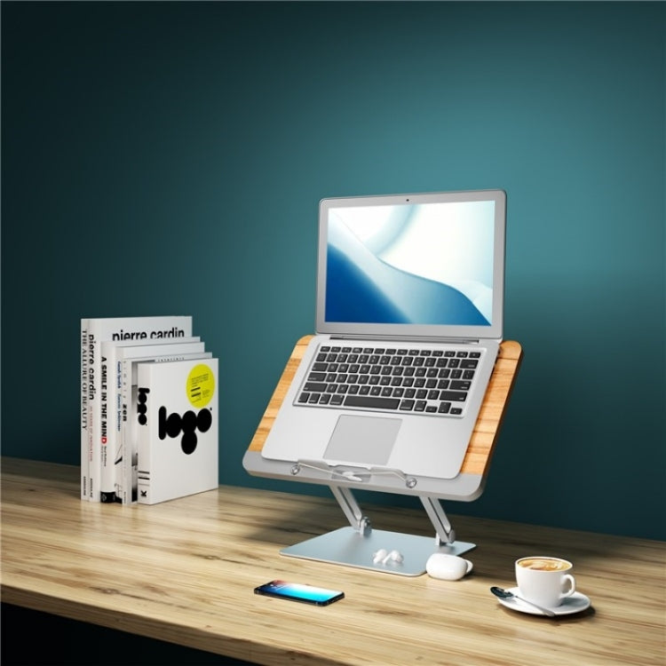 BG-2S Height Adjustable Laptop Holder  ABS + Aluminum Alloy Desktop Book Stand for Reading My Store