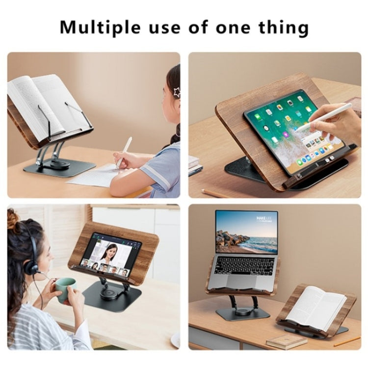 RS03 For 10-17 inch Device Adjustable Desktop Book Reading Laptop Holder Stand