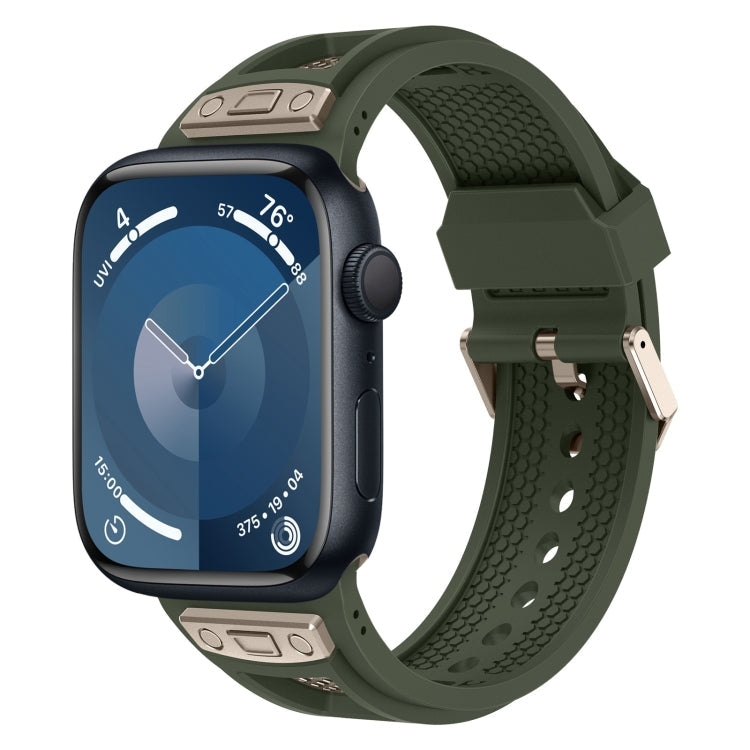 Breathable Stainless Steel Mesh TPU Watch Band, Series 3