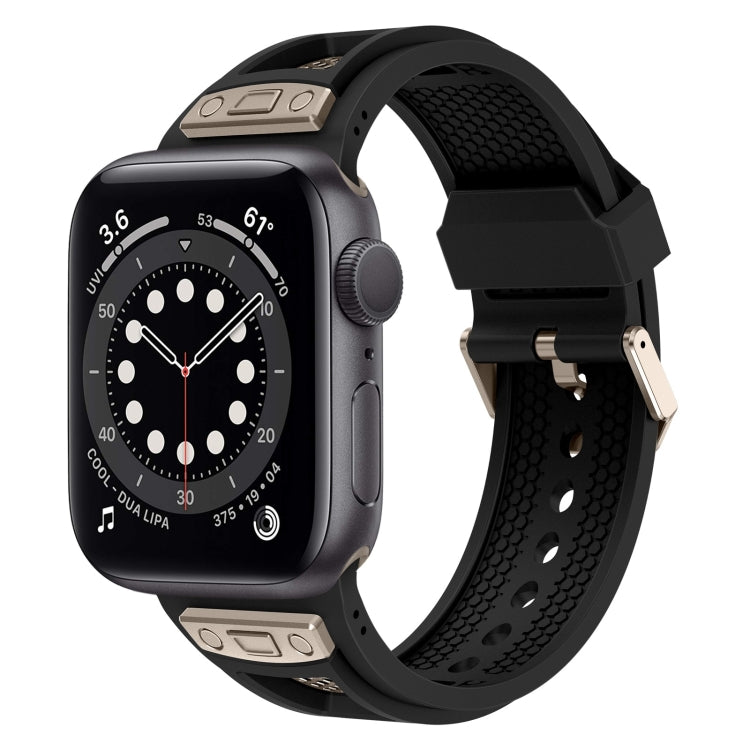 Breathable Stainless Steel Mesh TPU Watch Band, Series 1