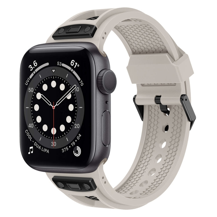 Breathable Stainless Steel Mesh TPU Watch Band, Series 1