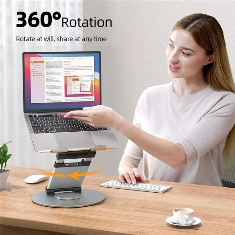 AS018-XS For 10-17 inch Device 360 Degree Rotating Adjustable Laptop Holder Desktop Stand