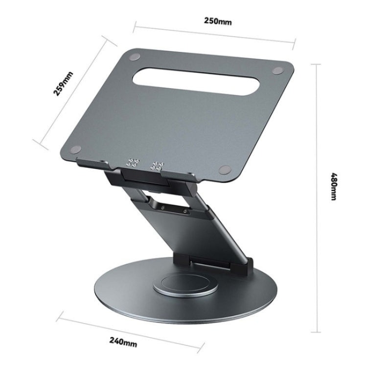 AS018-XS For 10-17 inch Device 360 Degree Rotating Adjustable Laptop Holder Desktop Stand