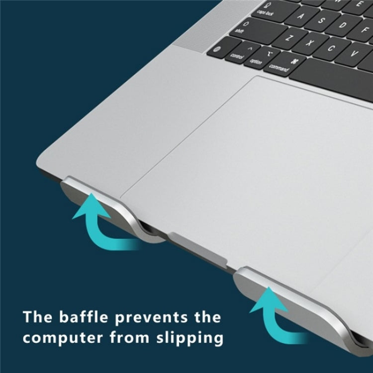 AS010-BMW Aluminum Alloy Notebook Computer Riser Desktop Laptop Stand Holder My Store