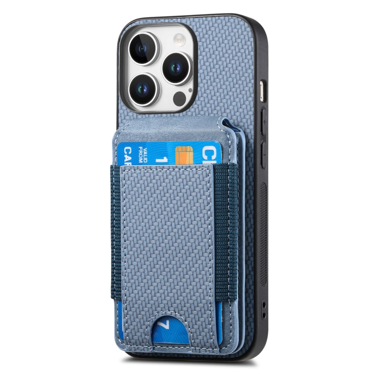 Carbon Fiber Vertical Flip Wallet Stand Phone Case, Series 5