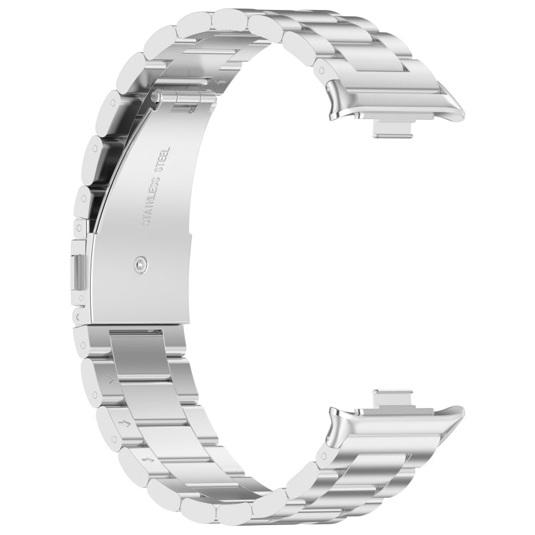 Three Bead Stainless Steel Metal Watch Band