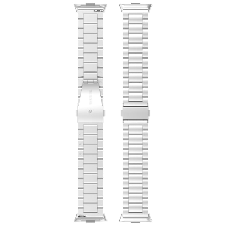 Three Bead Stainless Steel Metal Watch Band