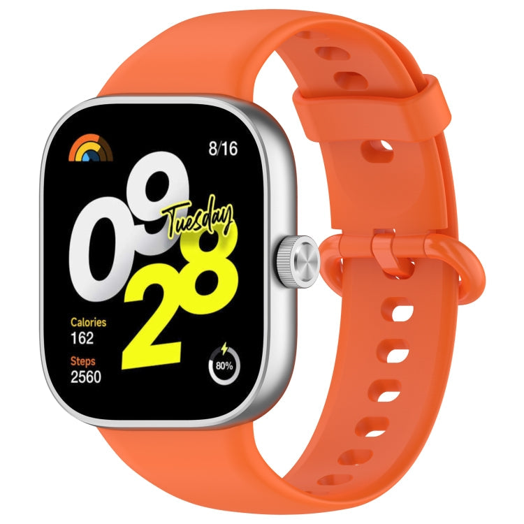 Solid Color Colorful Buckle Silicone Watch Band