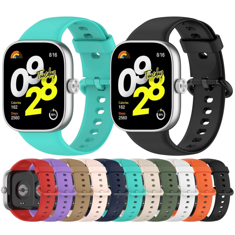 Solid Color Colorful Buckle Silicone Watch Band