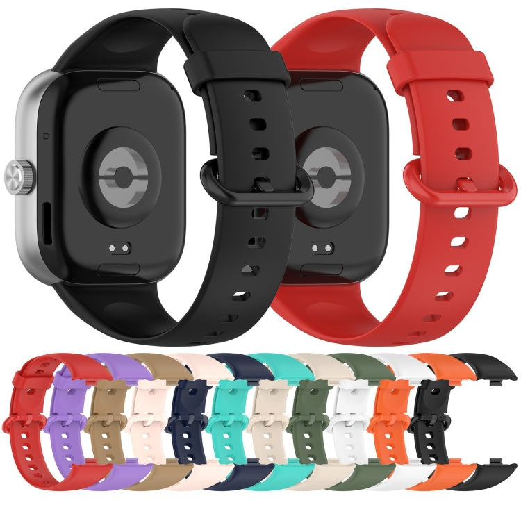 Solid Color Colorful Buckle Silicone Watch Band