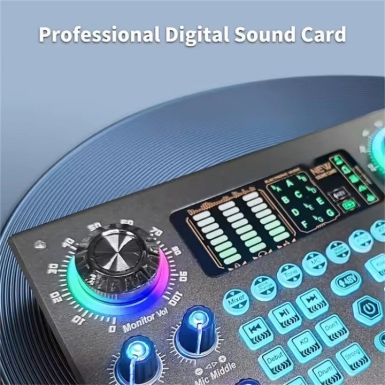 C100 Live Streaming Recording Karaoke Sound Card Mobile Audio Mixer Reluova