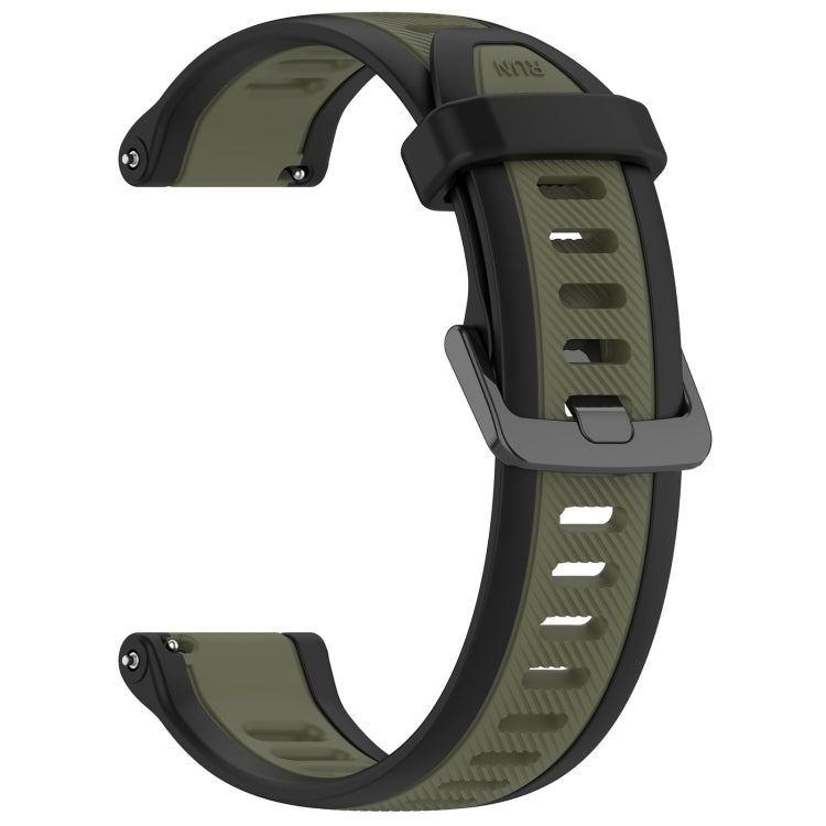 22mm Two Color Textured Silicone Watch Band, Series 2-Reluova