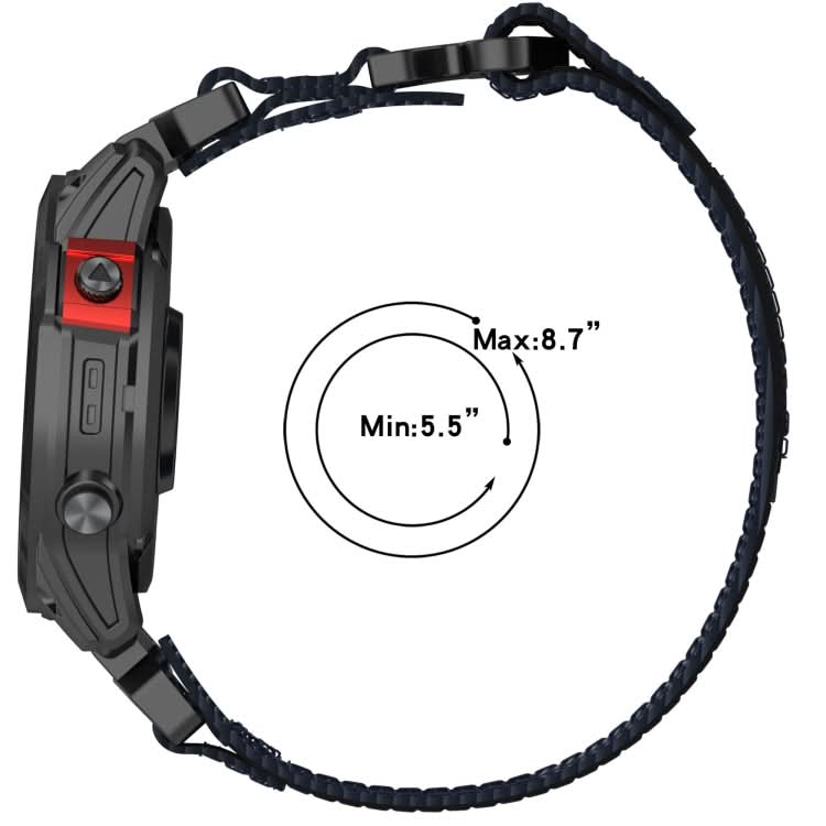 22mm Nylon Hook And Loop Fastener Watch Band, Series 3