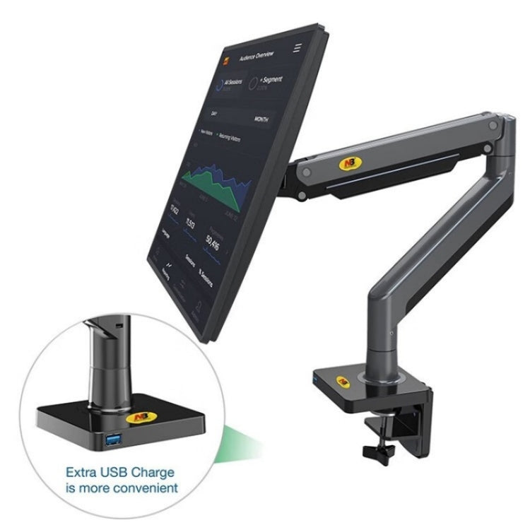 NB G45 22-40 inch Adjustable Aluminum Alloy Bracket Rotatable Computer Monitor Holder Reluova