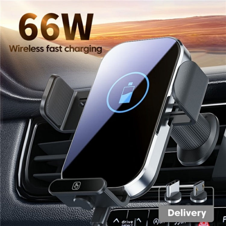 X10s Car Air Vent Hook 66W High Power Intelligent Induction Wireless Charger ÎҵÄÉ̵ê